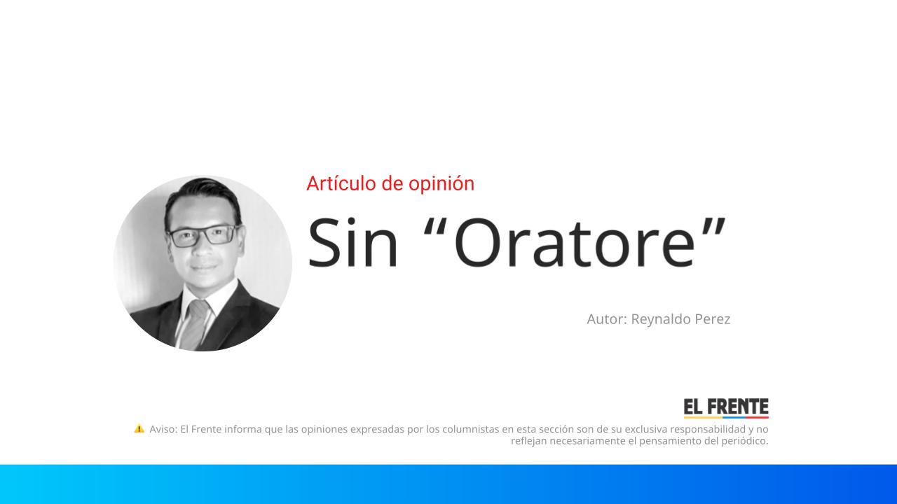 Sin “Oratore” imagen de la publicación