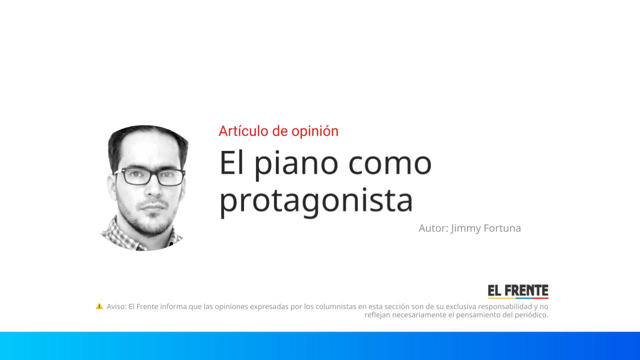 El piano como protagonista imagen de la publicación