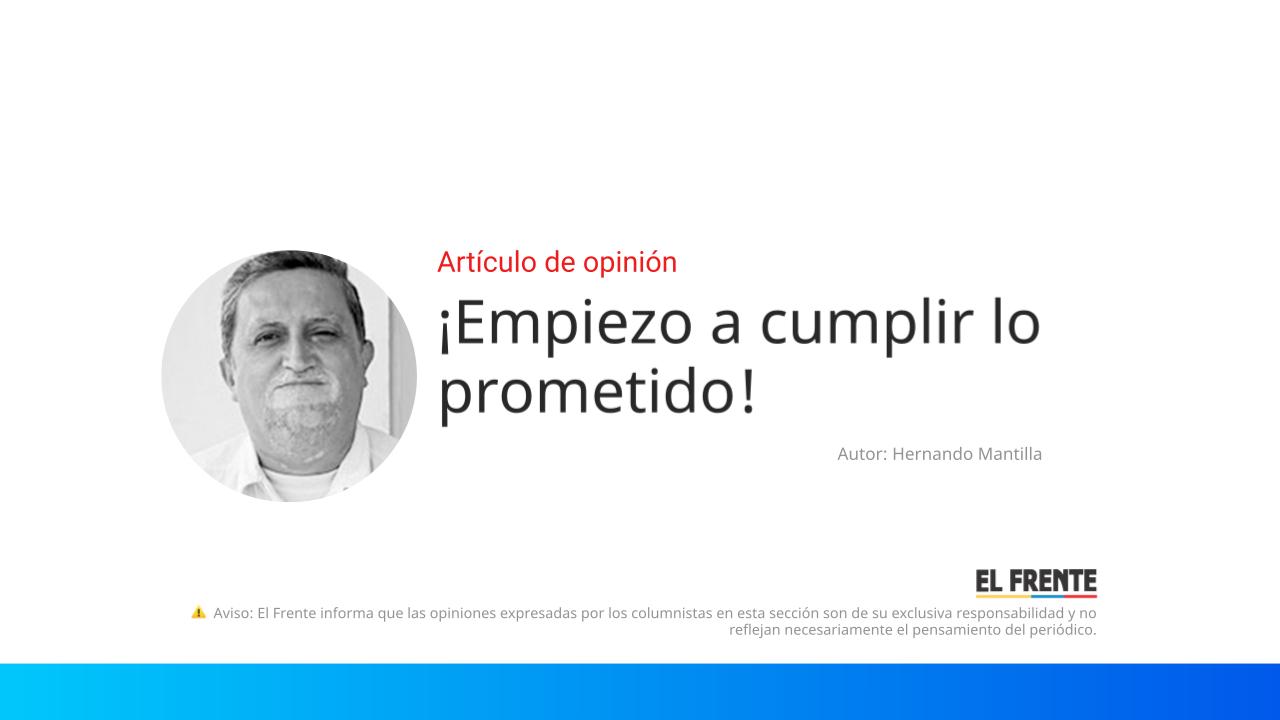 ¡Empiezo a cumplir lo prometido! imagen de la publicación