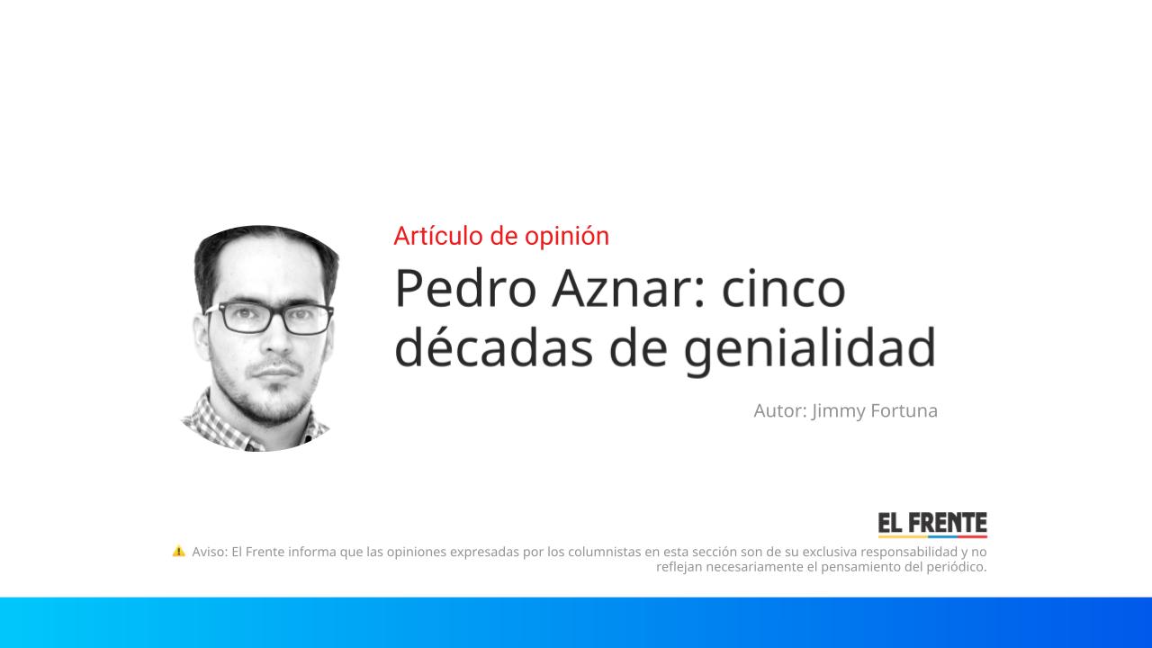 Pedro Aznar: cinco décadas de genialidad imagen de la publicación