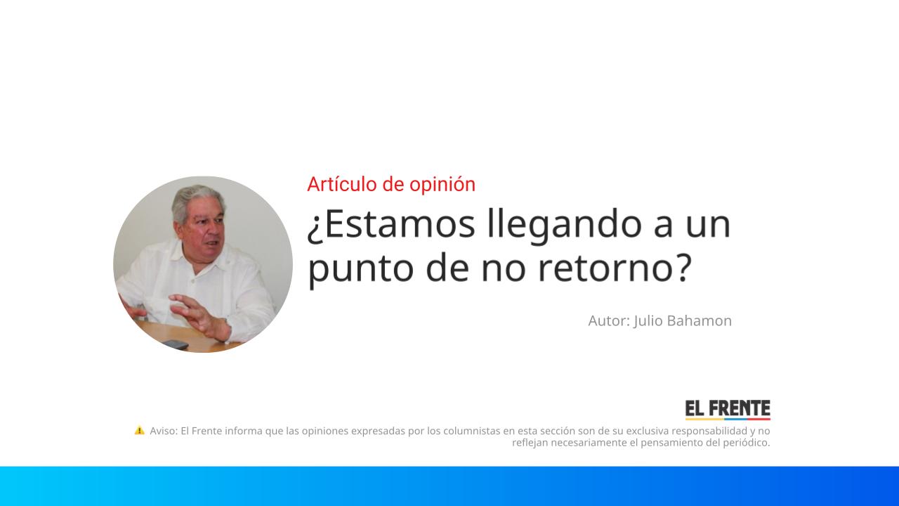 ¿Estamos llegando a un punto de no retorno? imagen de la publicación