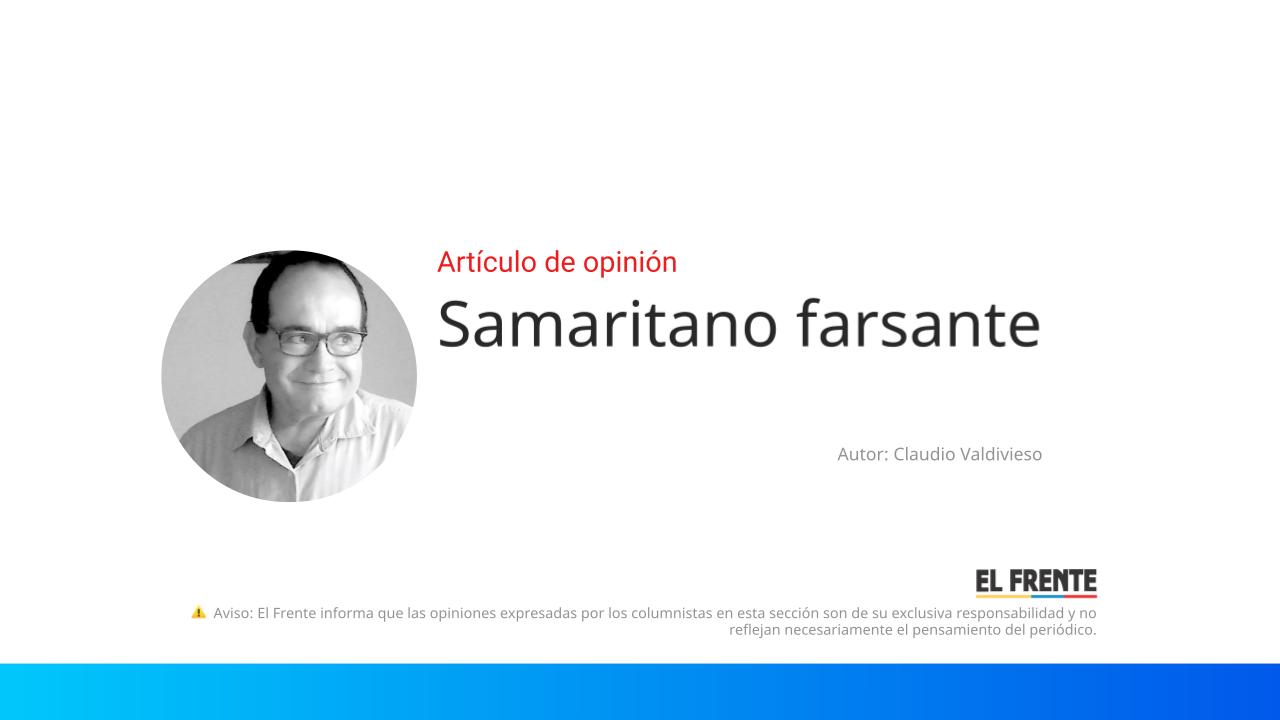 Samaritano farsante imagen de la publicación