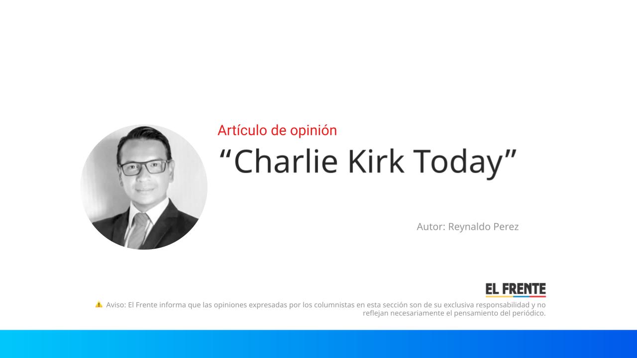 “Charlie Kirk Today” imagen de la publicación