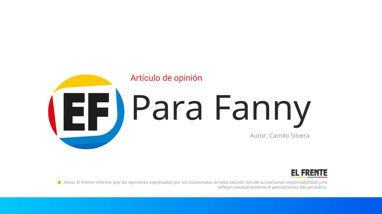 Para Fanny imagen de la publicación