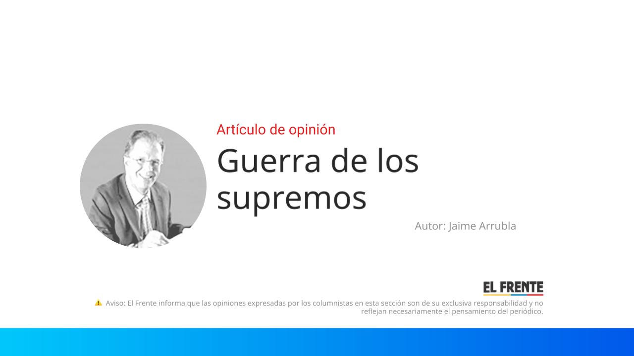 Guerra de los supremos imagen de la publicación