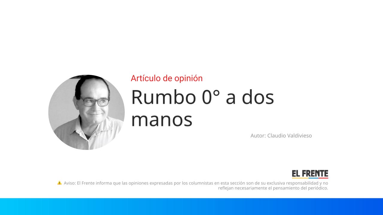 Rumbo 0° a dos manos imagen de la publicación