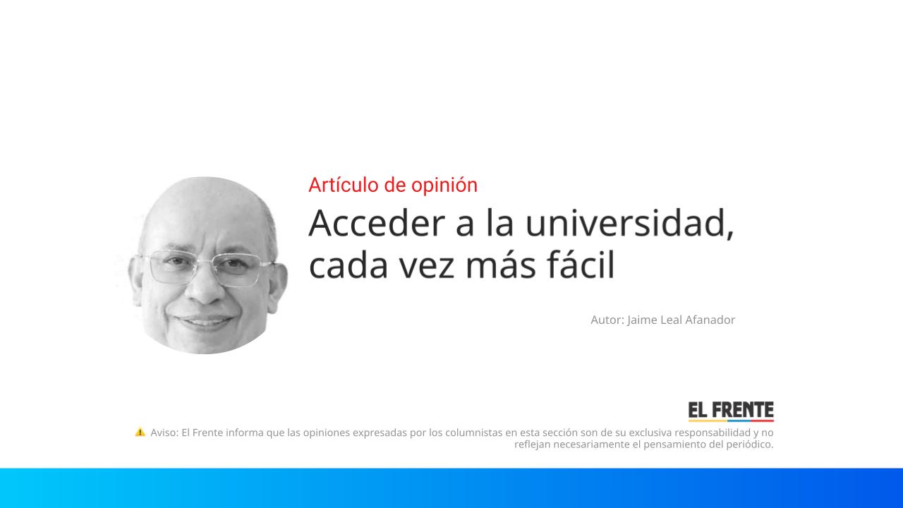 Acceder a la universidad, cada vez más fácil imagen de la publicación