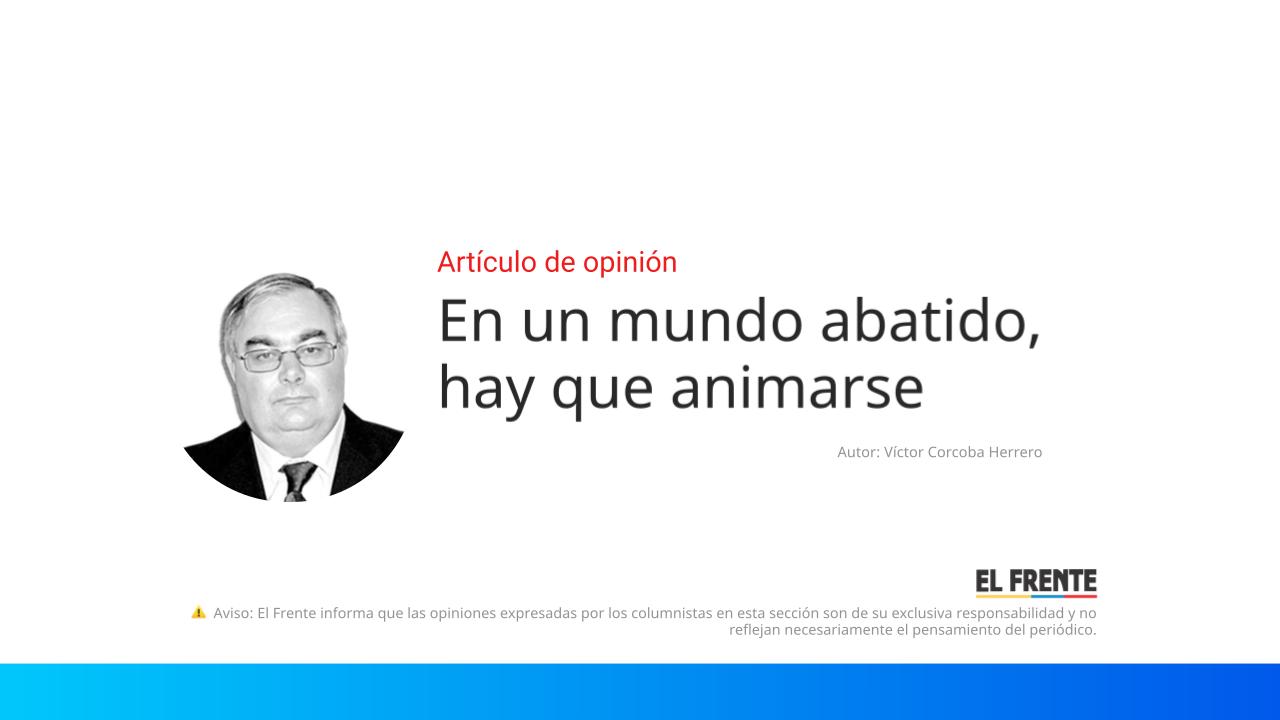 En un mundo abatido, hay que animarse imagen de la publicación