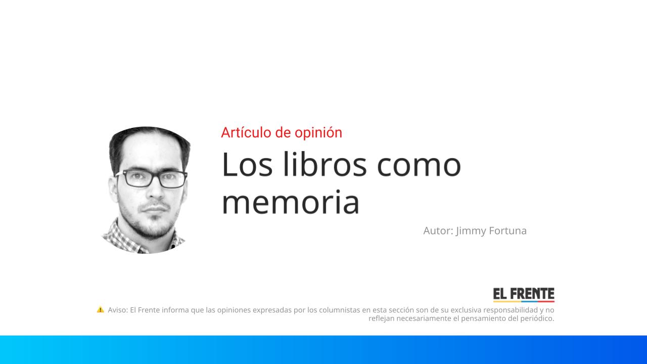 Los libros como memoria imagen de la publicación
