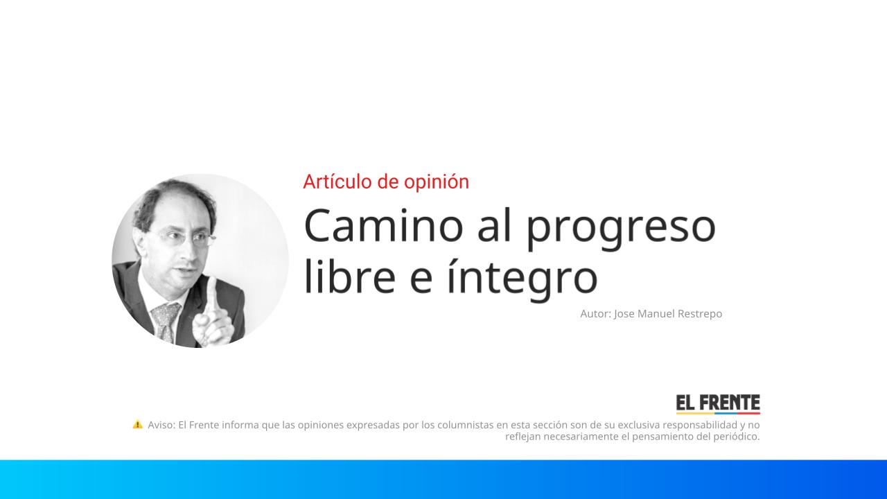Camino al progreso libre e íntegro imagen de la publicación