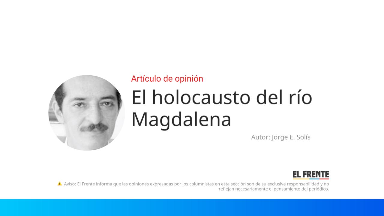 El holocausto del río Magdalena imagen de la publicación