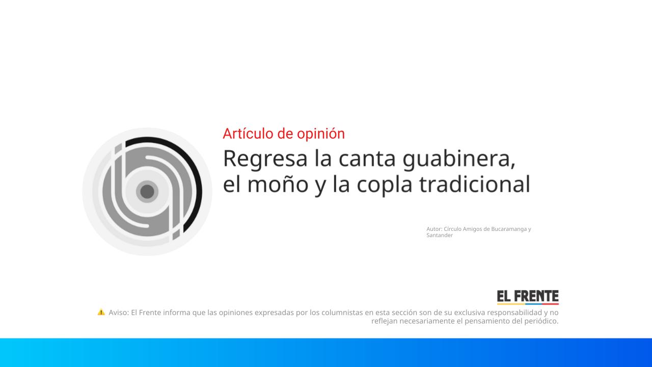 Regresa la canta guabinera, el moño y la copla tradicional imagen de la publicación