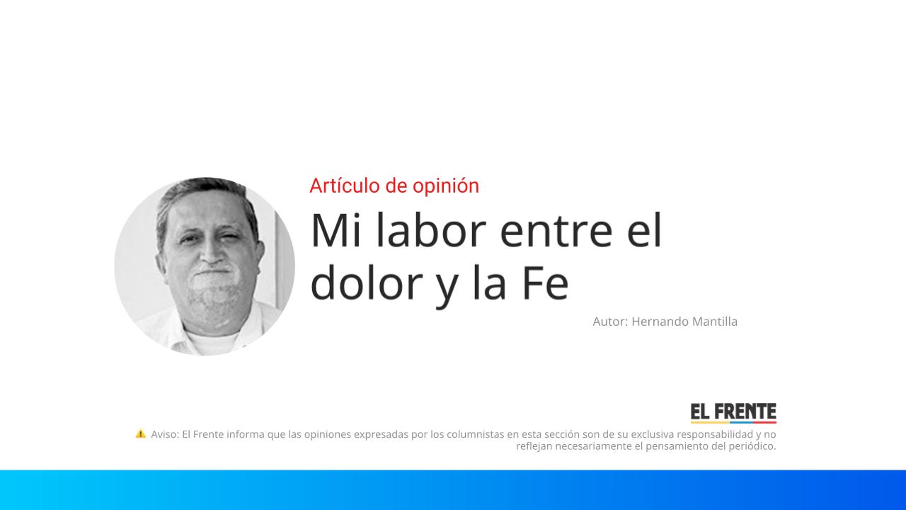 Mi labor entre el dolor y la Fe imagen de la publicación