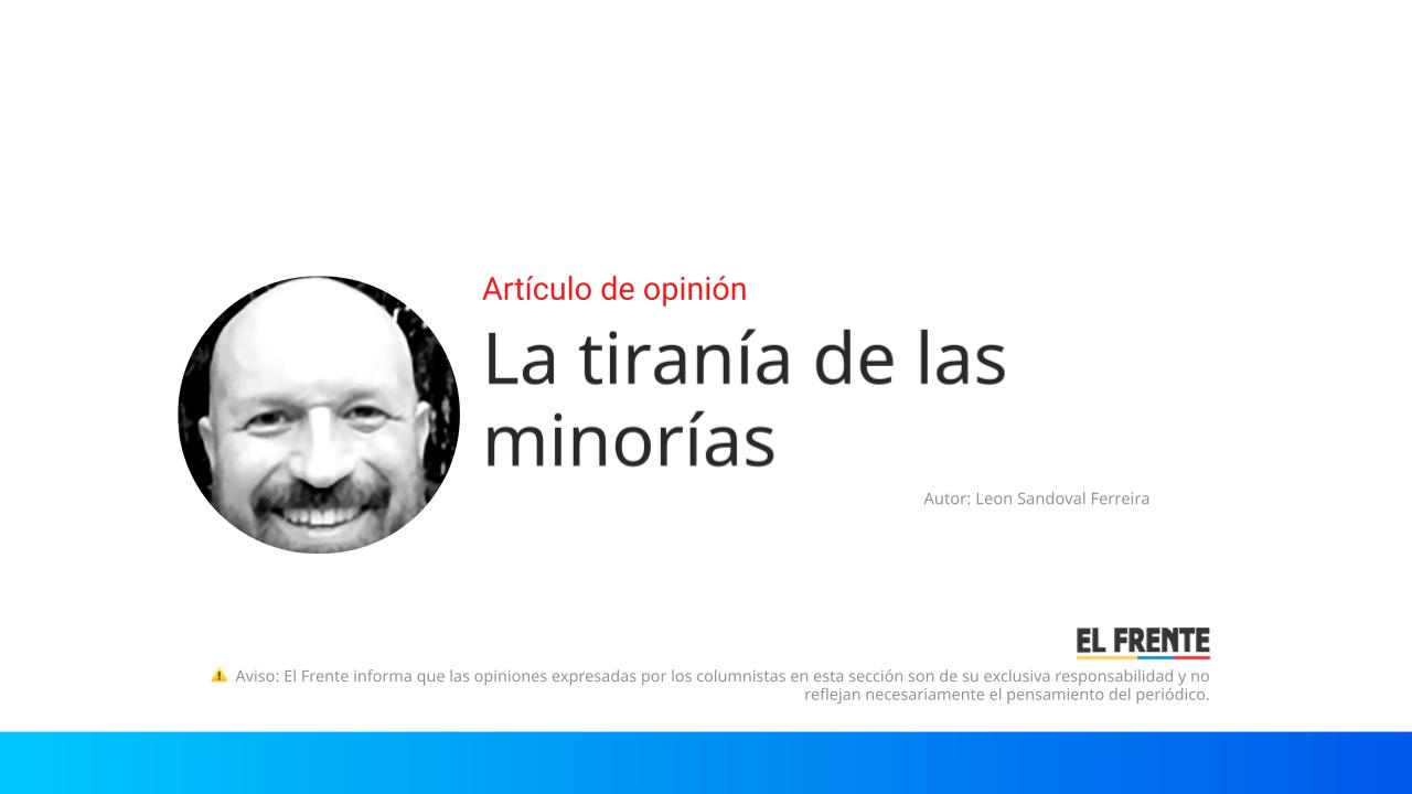 La tiranía de las minorías imagen de la publicación