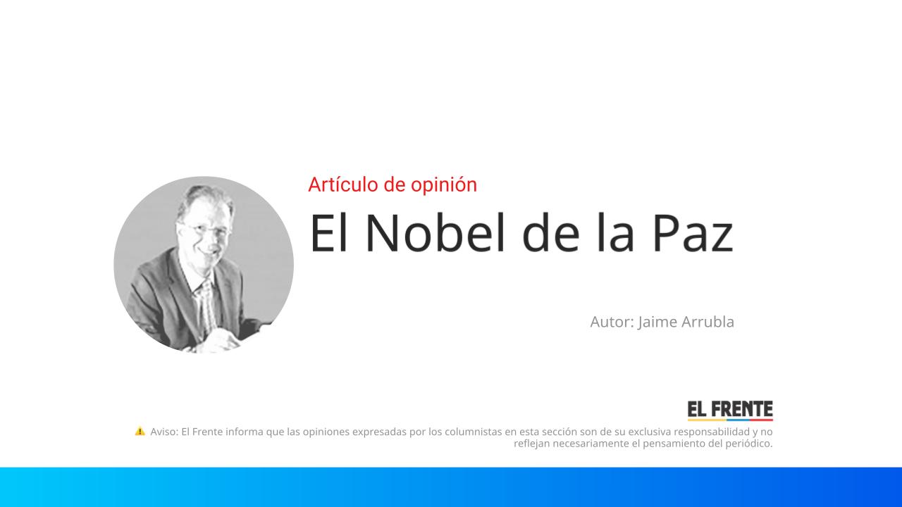 El Nobel de la Paz imagen de la publicación