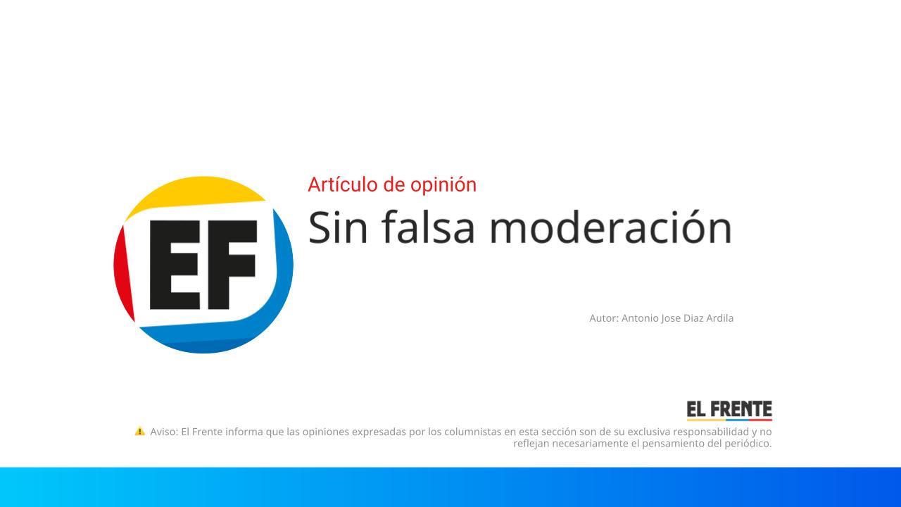 Sin falsa moderación imagen de la publicación