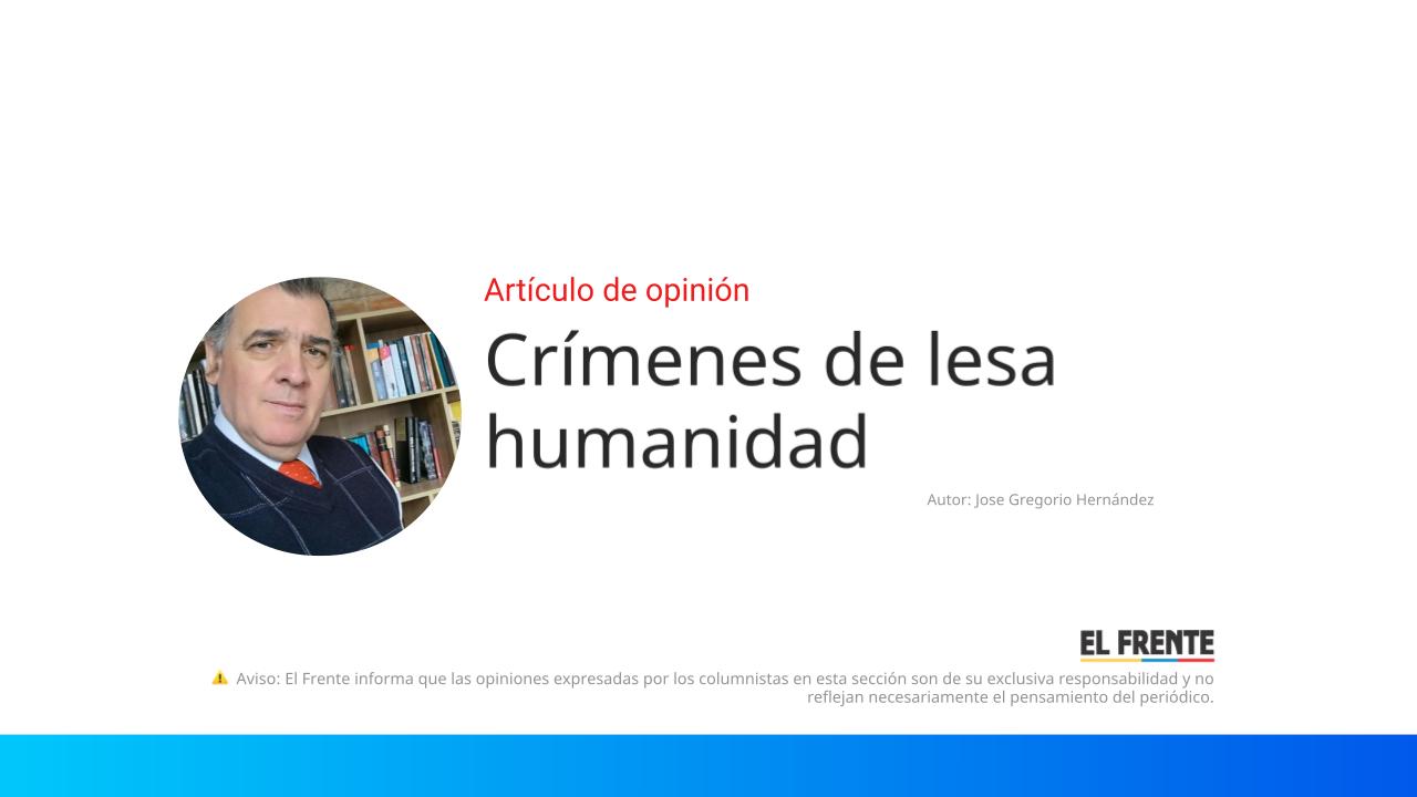 Crímenes de lesa humanidad imagen de la publicación