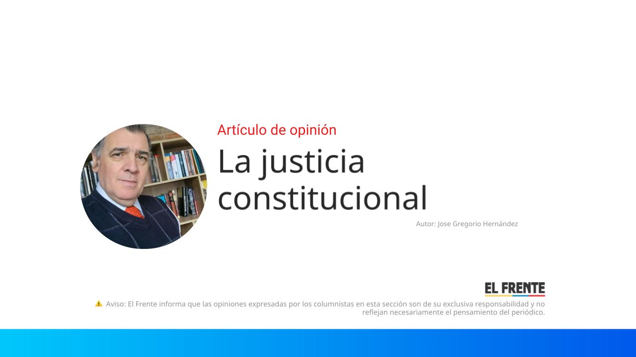 La justicia constitucional imagen de la publicación