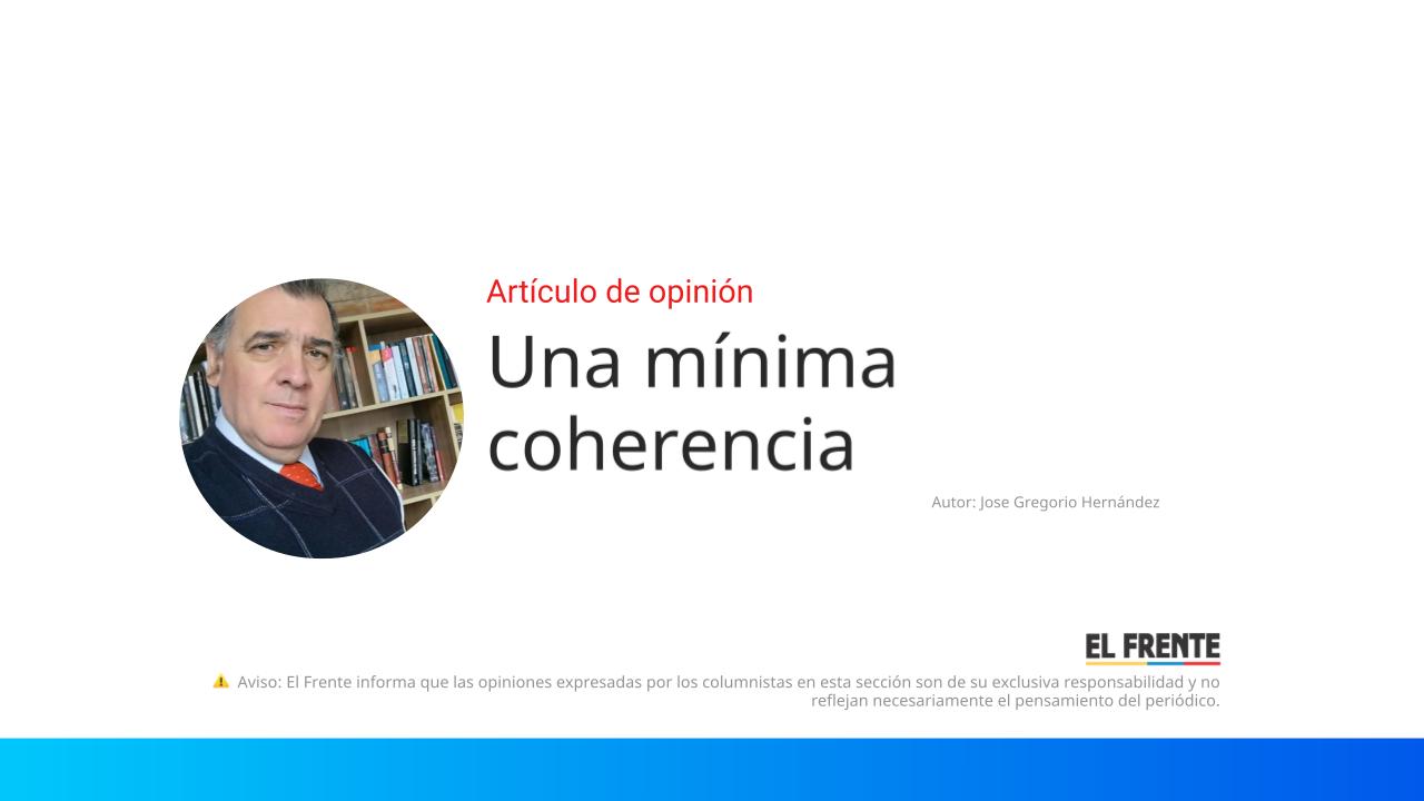 Una mínima coherencia imagen de la publicación