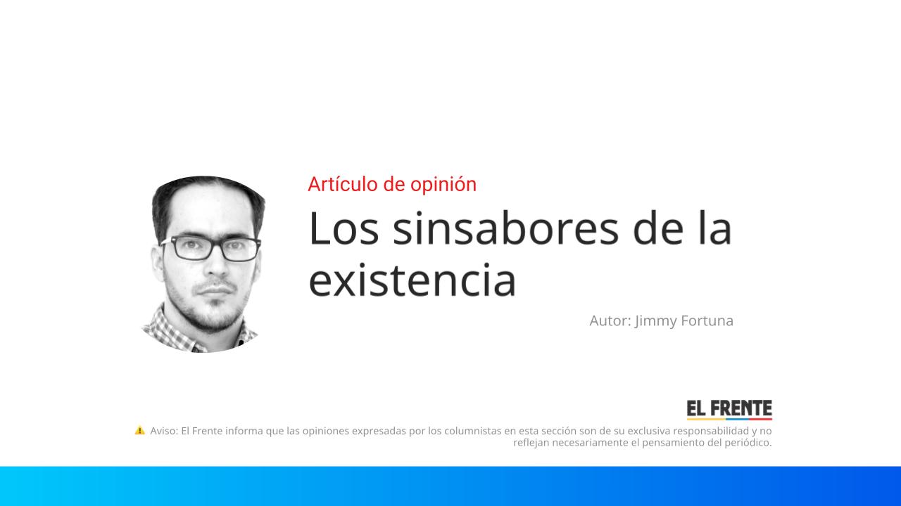 Los sinsabores de la existencia imagen de la publicación