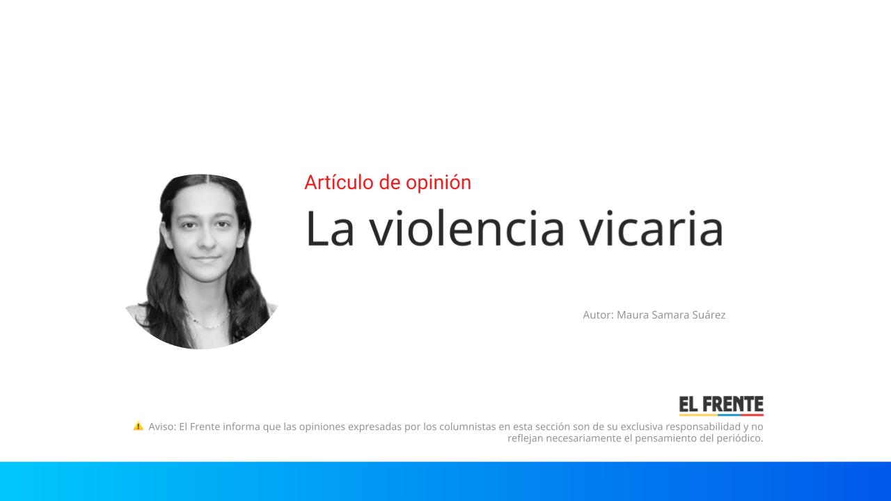 La violencia vicaria imagen de la publicación