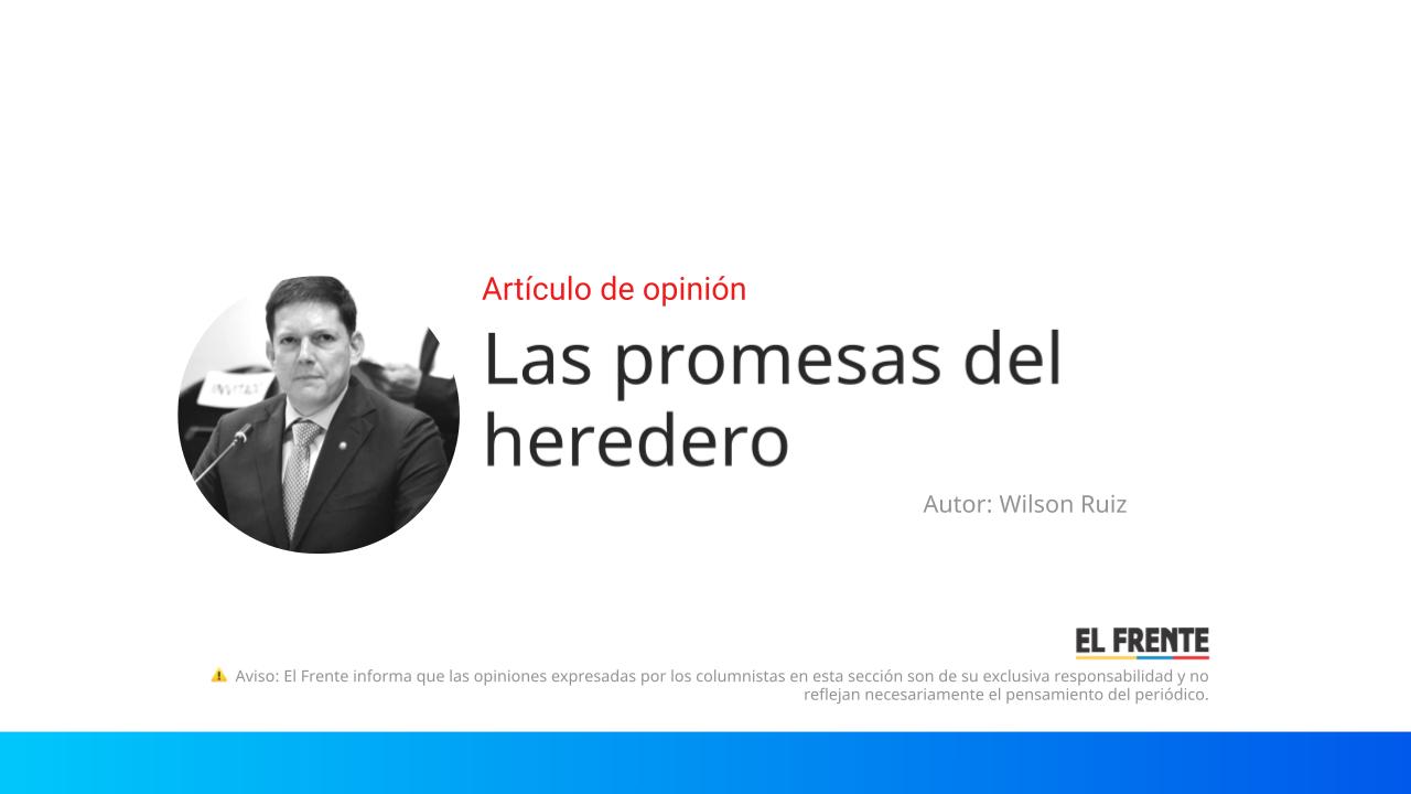 Las promesas del heredero imagen de la publicación