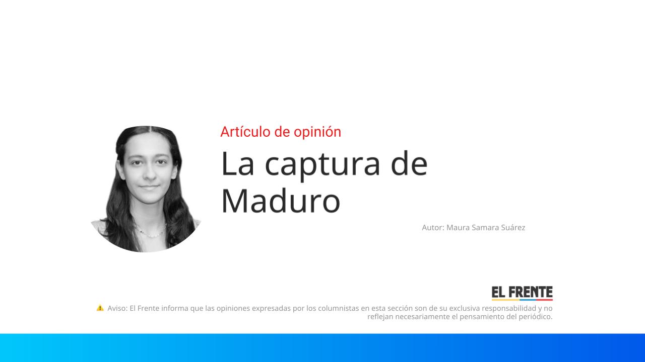 La captura de Maduro imagen de la publicación