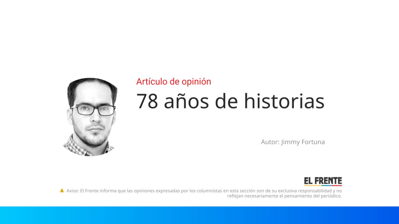 78 años de historias imagen de la publicación