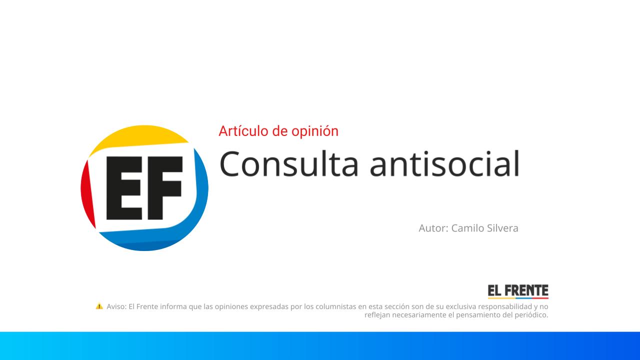 Consulta antisocial imagen de la publicación