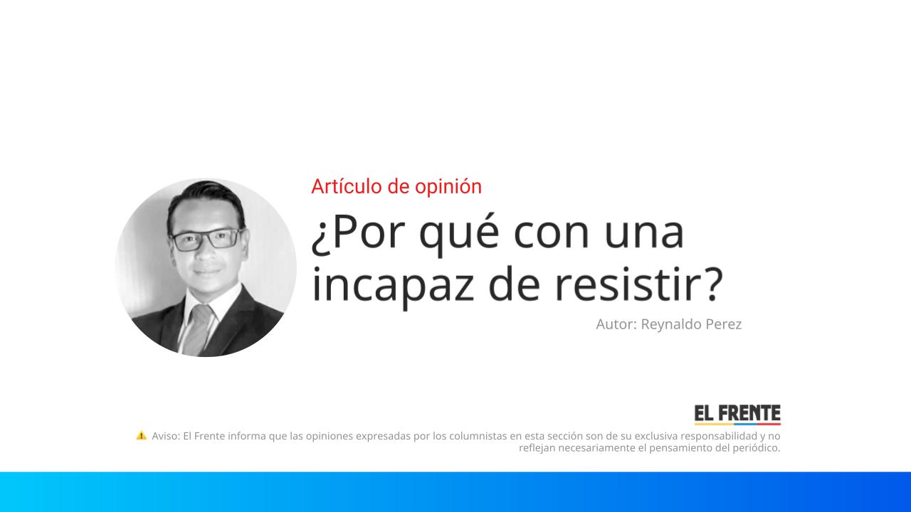 ¿Por qué con una incapaz de resistir? imagen de la publicación