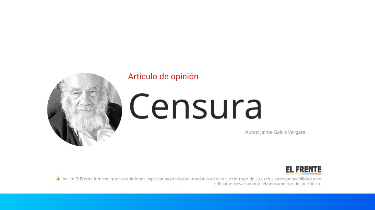 Censura imagen de la publicación