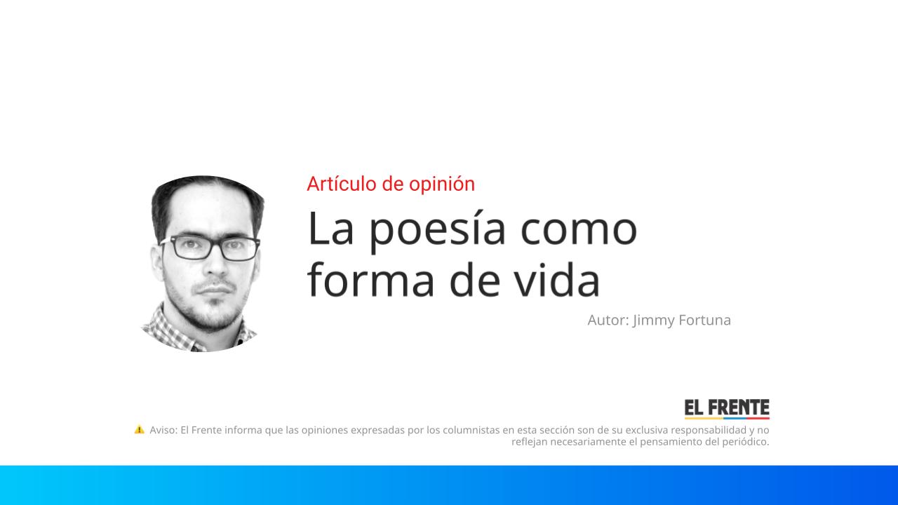 La poesía como forma de vida imagen de la publicación