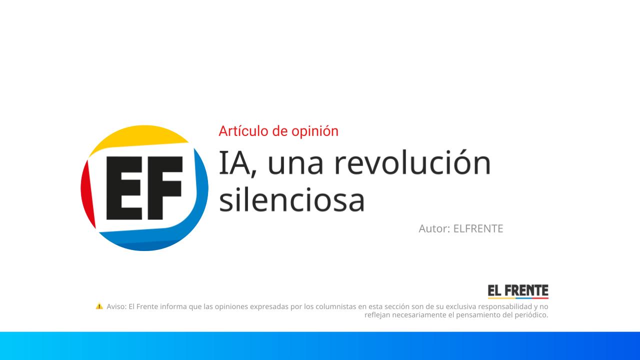 IA, una revolución silenciosa imagen de la publicación