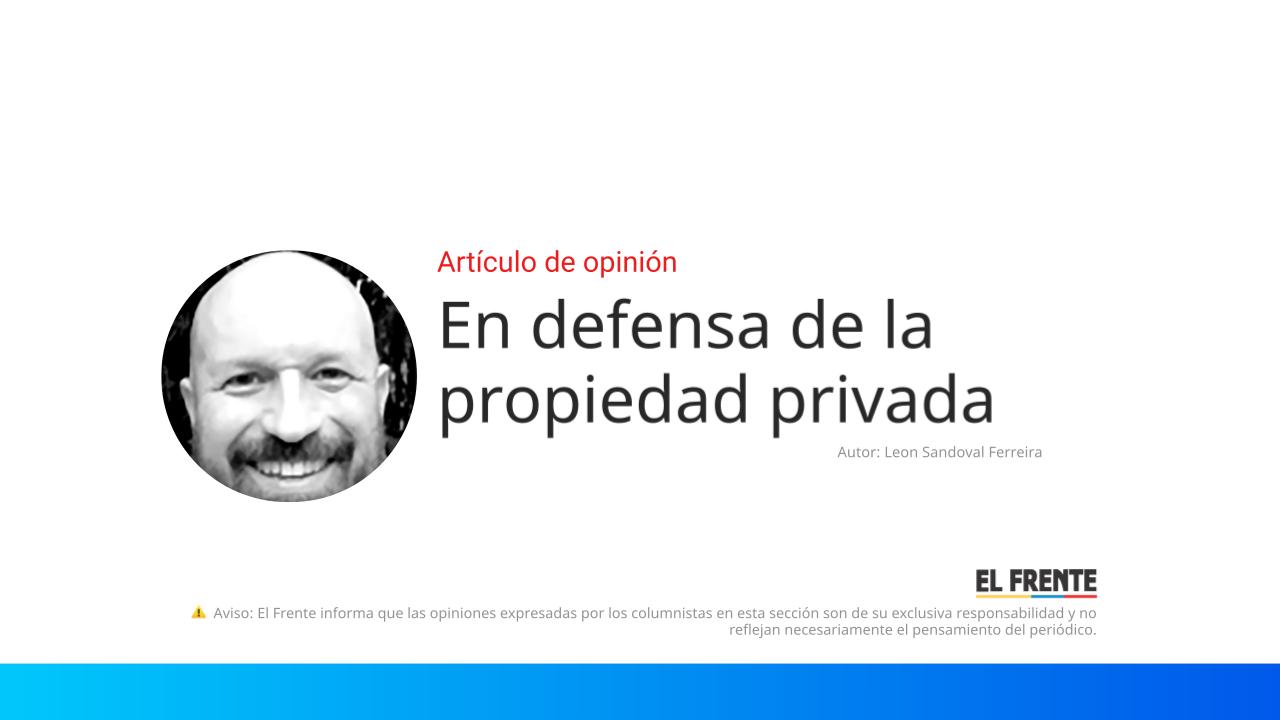 En defensa de la propiedad privada imagen de la publicación