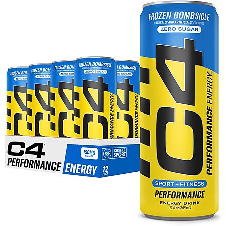 [SnS, AC] $16.29 | 2 × 12-Pk 12-Oz C4 Performance Energy Drink (Frozen Bombsicle) ($8.14 each) at Amazon