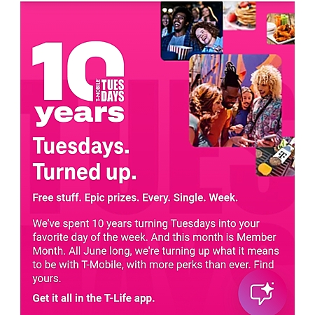T-Mobile Customers T Life App * Free Year DoorDash DashPass Returns June 30, 2026 *