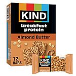 [SnS, AC] $2.47* | 12-Ct 0.88-Oz KIND Breakfast Gluten-Free Protein Bars at Amazon