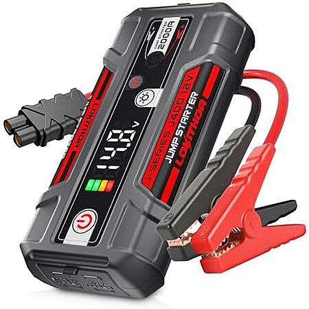 LOKITHOR J400 2000A 12V Portable Car Jump Starter (up to 8L Gas)