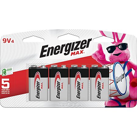 Select Accounts: 4-Pk Energizer MAX 9V Alkaline Batteries $6.80 w/ S&S
