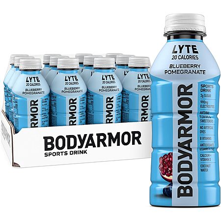 [SnS, AC] $9* | 12-Pk 16-Oz BodyArmor Lyte Hydration Sports Drink (Blueberry Pom) at Amazon