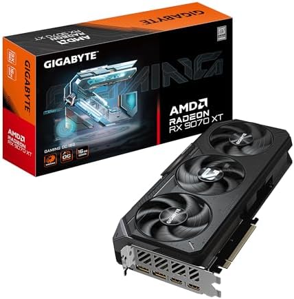 GIGABYTE Radeon RX 9070 XT GAMING OC 16GB GDDR6 Graphics Card