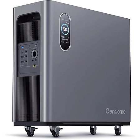 3072Wh / 3000W GENDOME Home3000 LiFePO4 Power Station $688 + Free Shipping