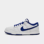 Nike Men's Dunk Low Retro Casual Shoe (Summit White/Summit White/Deep Royal Blue, 8-11.5,14) $70 + Free Shipping $75+