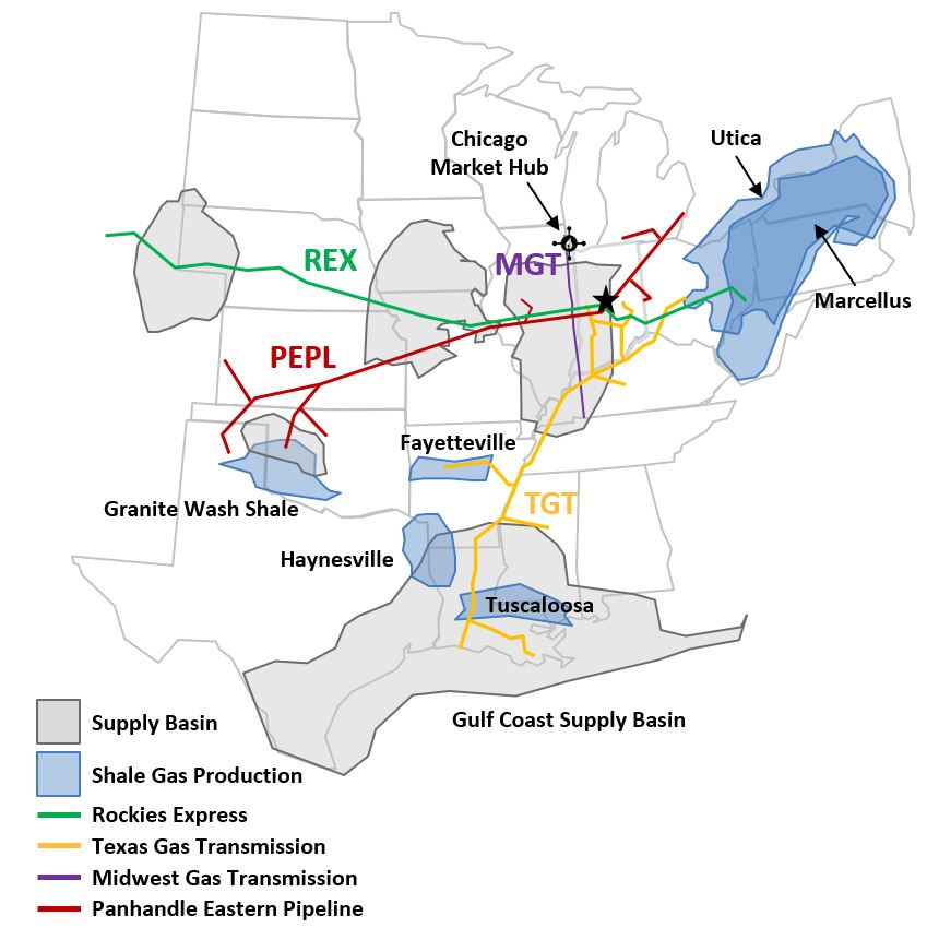 Kinetrex map