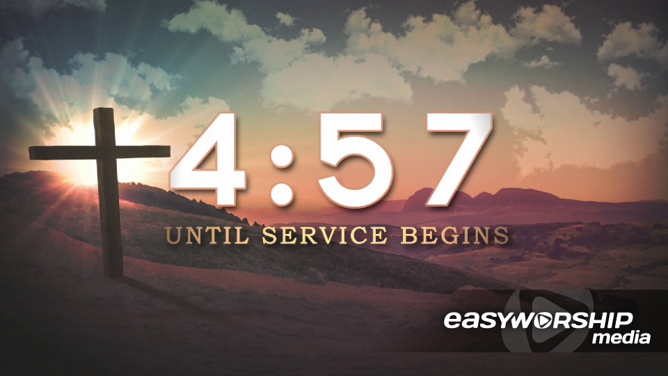 easyworship countdown