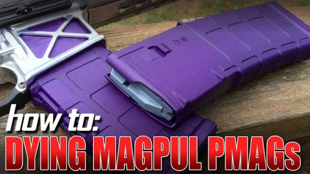 How to - Dying Sand colored Magpul PMAG's with RIT Dye
