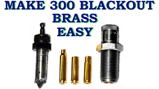 Make 300 Blackout brass easy with Lee Power Quick Trim (full version)