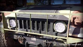Humvee Upgrade: LED Headlights for the HMMWV, Jeep, Land Rover, Harley Davidson - Gear-Report.com