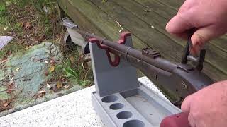 Clearing the flash channel of rust, dirt or whatever on a P1853 Enfield