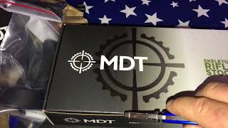 MDT box of upgrades The Weatherby Chassis Rifle Project